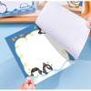 10Pcs Cute Marine Animal Note Paper, Random Styles, 50 Pads Each, Size 3.15 × 3.15 Inches, Self-adhesive Note Pads That Can Be Pasted Multiple Times