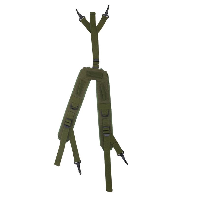 Mehrere Outdoor-Trainingsgeräte Patrouillen-Essentials Mehrzweck Praktischer Taillenverschluss Fitness Gewichtstragender Schultergurt