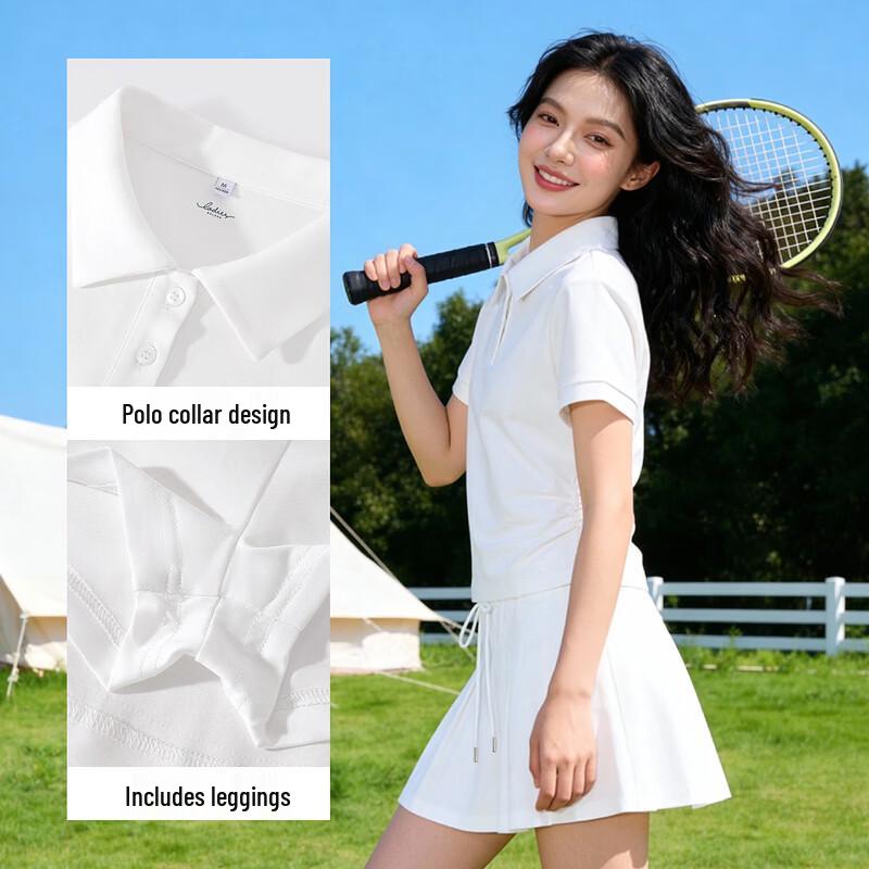 Baleno Damen 2026 Sommer Polohemd & Rock Sportbekleidungsset
