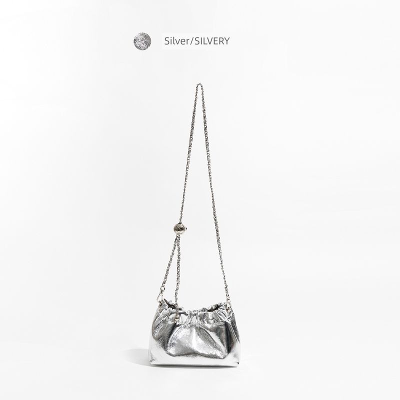 

Оранжевая мини-сумка-облако для подростков, серебристый дизайн для особых интересов Silver