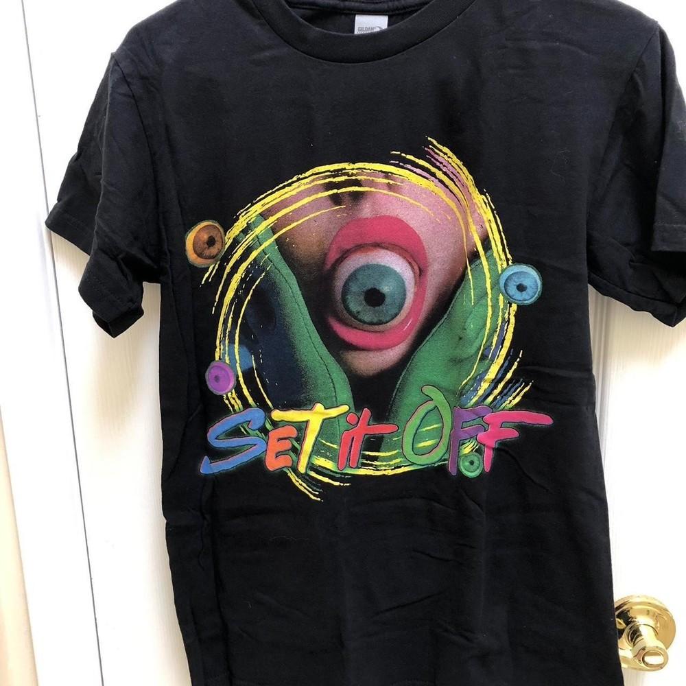 SET IT OFF Short Sleeve Black Shirt Unisex Concert S-5XL B201 Unisex T-Shirt XXXL