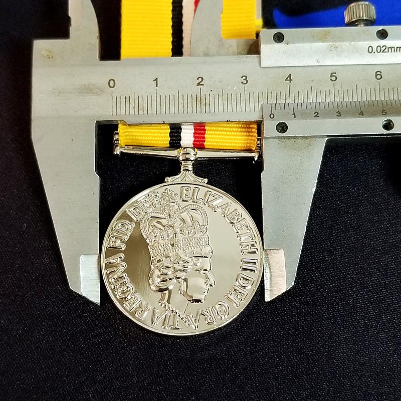 UK Odznaka Elżbiety metalowa odznaka Kolekcja pamiątek