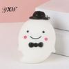 Soft Stress Ball Halloween Ghost Toy, Anxiety Relief Squeeze Hand Therapy Toy Cartoon Sensory Fidget for Party Favors Decompression