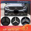 Naklejka Samochodowa Na Grill Do Benz Nowy Samochód Emblemat 3D Logo Na Przedni Grill Do Mercedes Benz GLC X253 GLE W166 C292 GLS X166 16-19 Mat