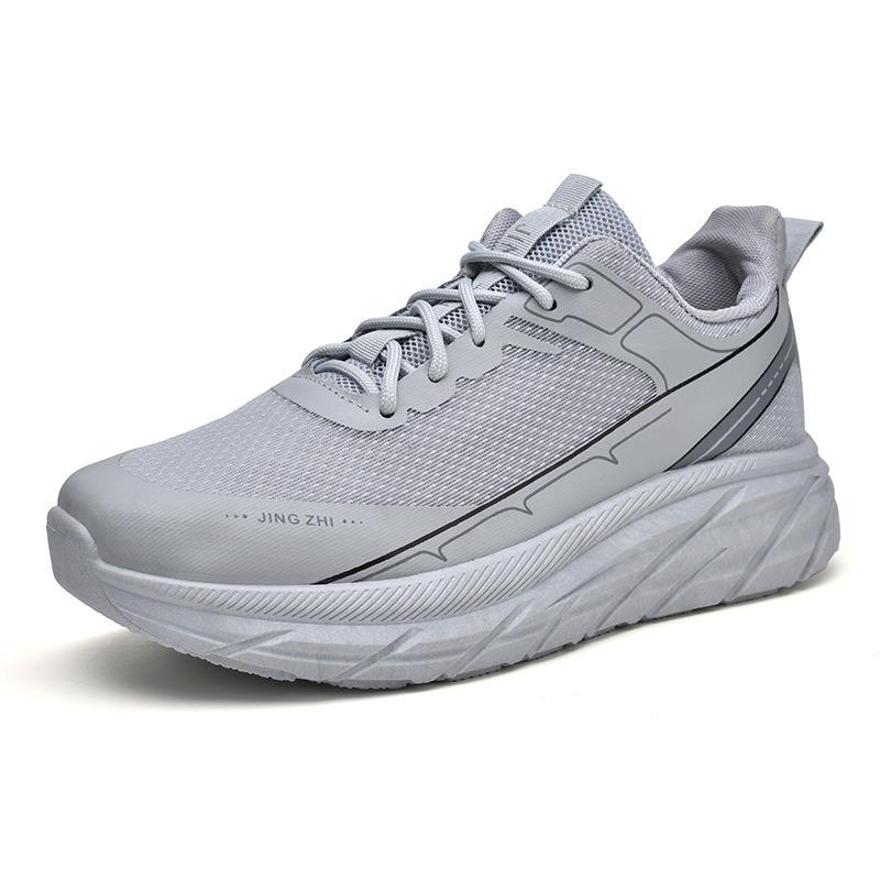 Men's Shoes Mesh Breathable Casual Shoes Outdoor Thick Sole High Soft Sole Sports Shoes Men's Trend Travel Shoes