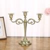 High-quality Modern, Durable and Luxurious 3-5-arm Iron Candle Holder Bracket Wedding Christmas Party Decoration