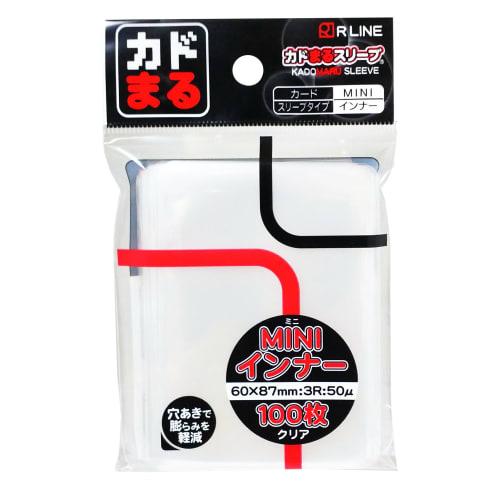 R LINE Card Sleeves MINI Inner Size: 60 x 87mm 100 Sheets Clear