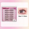 6 Rows Self Adhesive Eyelashes No Glue Individual Lashes High Quality Soft Idol Lash Clusters