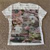 Women's Cropped Graphic Tees Y2k Tops Gothic Aesthetic Clothing 2000s Clothes Y2k Kitty Crop Top Women Anime Girl Goth Kpop Emo