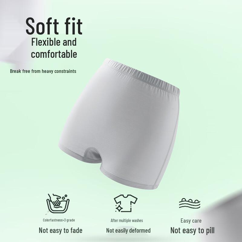 Yiershuang Women's 100% Cotton Boxer Briefs