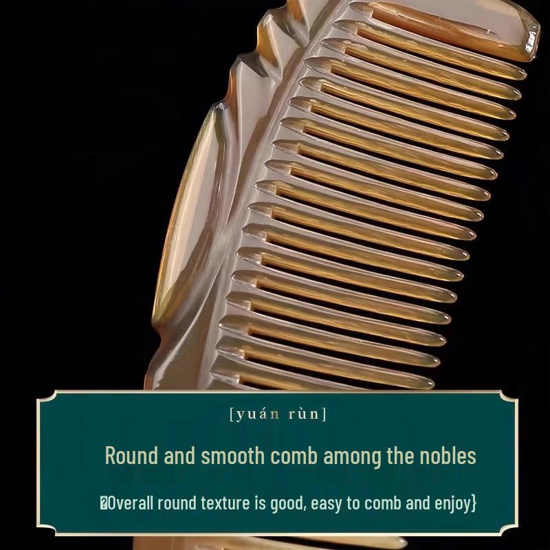 Thickened Ox Tendon Massage Comb for Long, Curly Hair - Durable and Special for Hairdressing