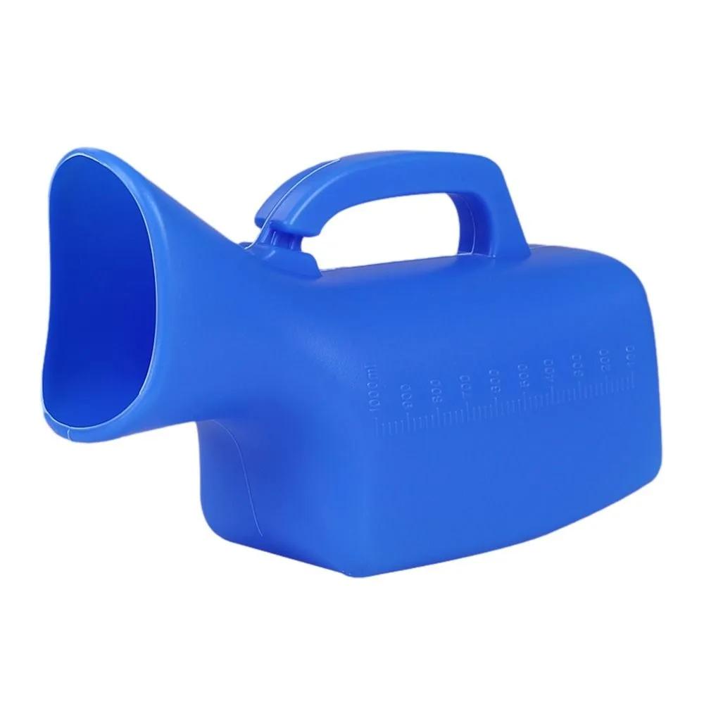 

Portable Night Toilet Large Capacity Urinal Urinal Storage 1200ml Pe Handle Urinary Bottle The Elderly