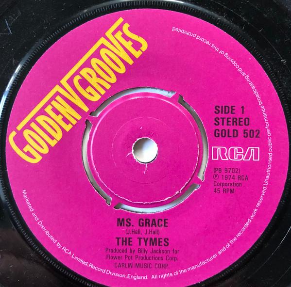 

7inch Record TYMES Ms. Grace You Little Trustmaker GOLD502 RCA 1981 UK SoulFunk Used