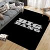 Bigbang Printed Carpet, Home Sofa Decoration for Living Room & Bedroom, Non‑Slip Play Flannel Floor Mat for Game Room