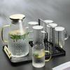 Heat-Resistant Glass Pitcher & Cup Set
