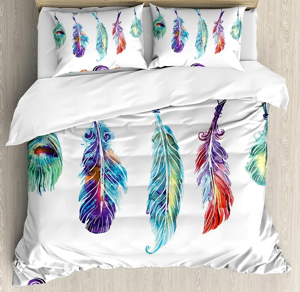 Boho Moth Duvet Cover Queen Size Boys Gothic Skull Bedding Set For Girls Women Bedroom Decor Bohemian Moon Star Comforter