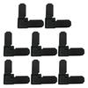 Plastic Window Screen Repair Set 5/16X3/4Inch Window Screen Frame Corner Connector Plastic Right Angles Corner Bracket
