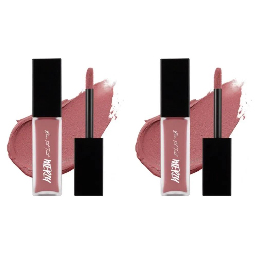 

MERZY Lip Tint Matte Velvet Color payoff Nude Rose BT5 Restraint X2