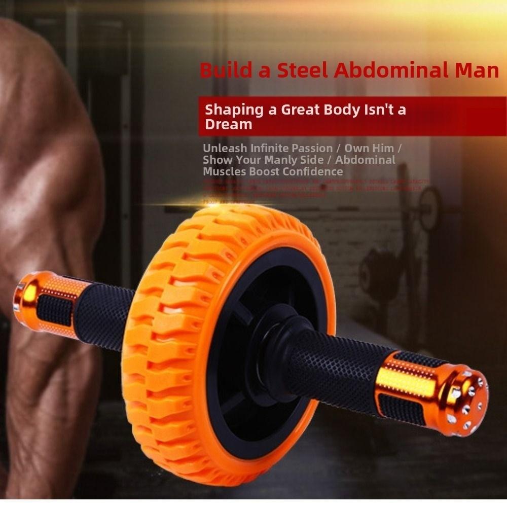 Strong Load Bearing Abdominal Workout Roller Ergonomic Grip Abdominal Exercise Wheel Men/Women