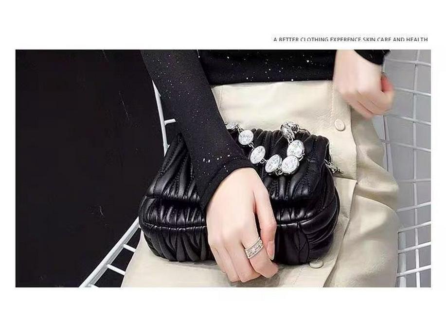 Women's Slim Fit Semi-High Neck Mesh Sequin Top - Long Sleeve, Autumn/Winter 2025