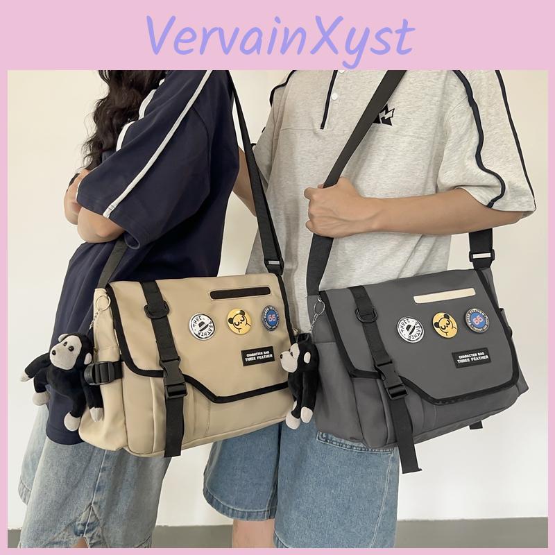 Shoulder Student Bag Mens Campus Classes Bag Women Large Capacity Crossbody Bag