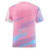 Anmurye Men's Table Tennis Uniform, Short Sleeve T-Shirt with Abstract Geometric Print, Sports and Game Shirt, Badminton Wear, Strength Training, Ligh