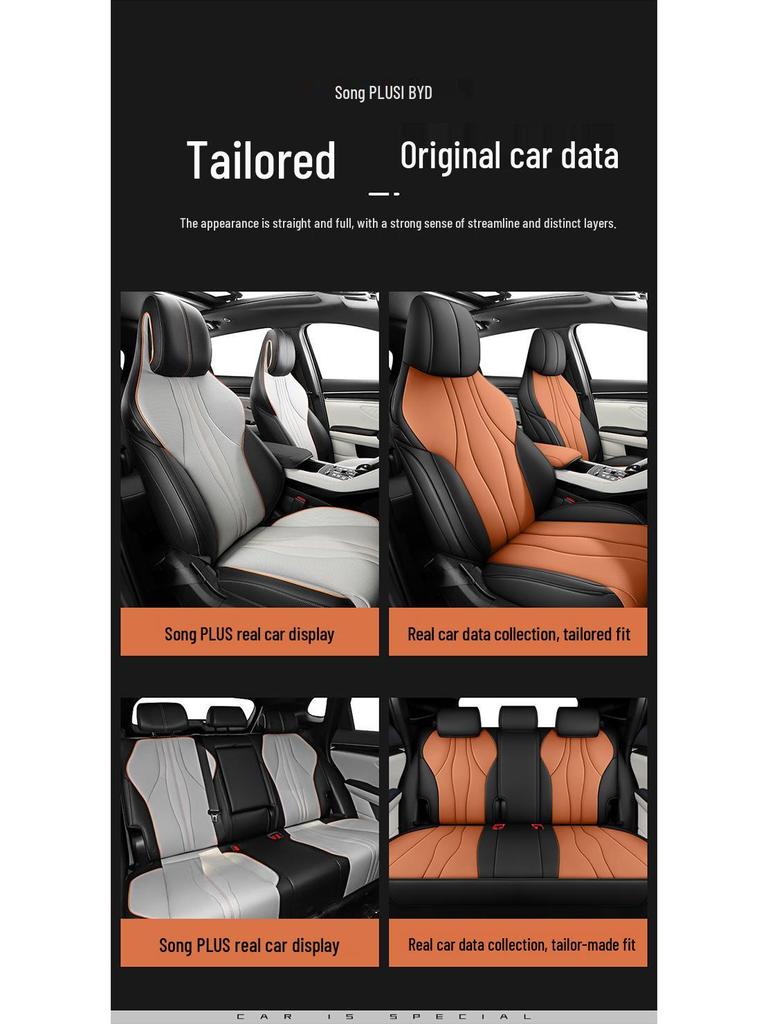BYD Song Plus DMI Ganzjahres-Autositzbezug & Kissen (Vollverklebung)