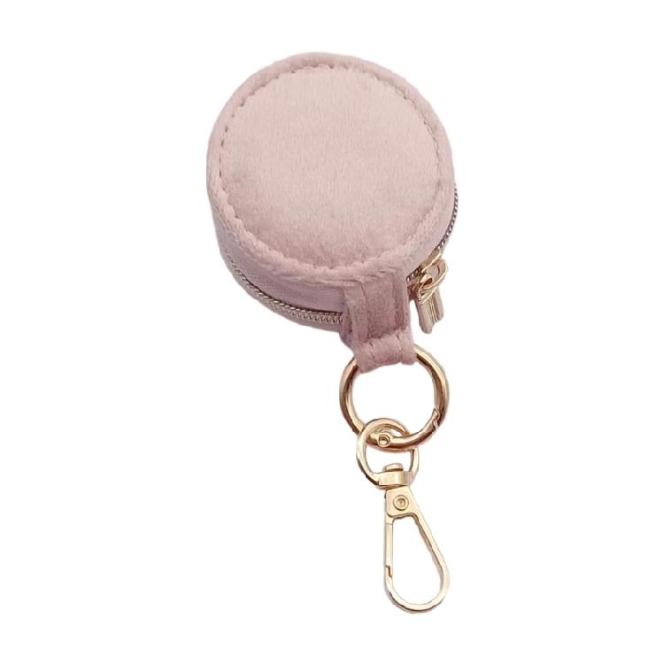 Multifunctional Flannel Small Keychain Organizers Pendant For Travel Jewelry Storage And Portable Accessory