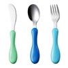 304 stainless steel children's insert handle, gourd handle, knife, fork, spoon, western tableware, mother and baby gifts, portable and