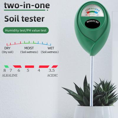 Soil Analysis Instrument pH Meter 2 In 1 Without Battery Garden Yard Farm Soil Humidity pH Measuring Tester Hygrometer Detector