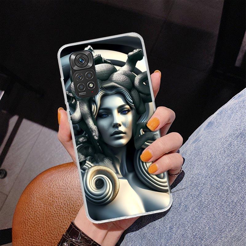 

Medusa Greek Mythology Phnoe Case for Phnoe Case for Xiaomi Redmi Note 15 14 14S 13 Pro Plus 12 12S 11S 11E 10S 10 11T 5G Unique Redmi Note 11S 4G