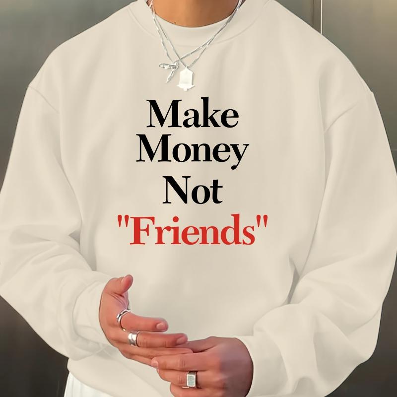 

Street Style & Lounge Wear, Men s Oversized Crew Neck Sweatshirt S