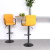 Day and Night - Day and Night Kitchen Stools 2 Units Mustard Yellow Fabric