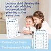 1Pcs Children's Erasable Household Checklist Daily To-Do Planner List Board with Slider Home Safe Material Portable