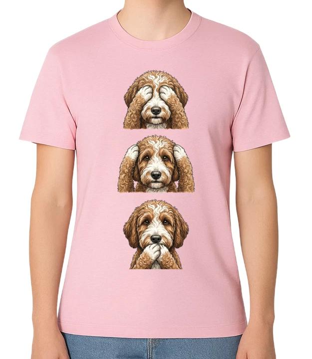 Cockapoo See Hear Speak No Evil Unisex T-Shirt Cute Dog Lover Graphic Tee S