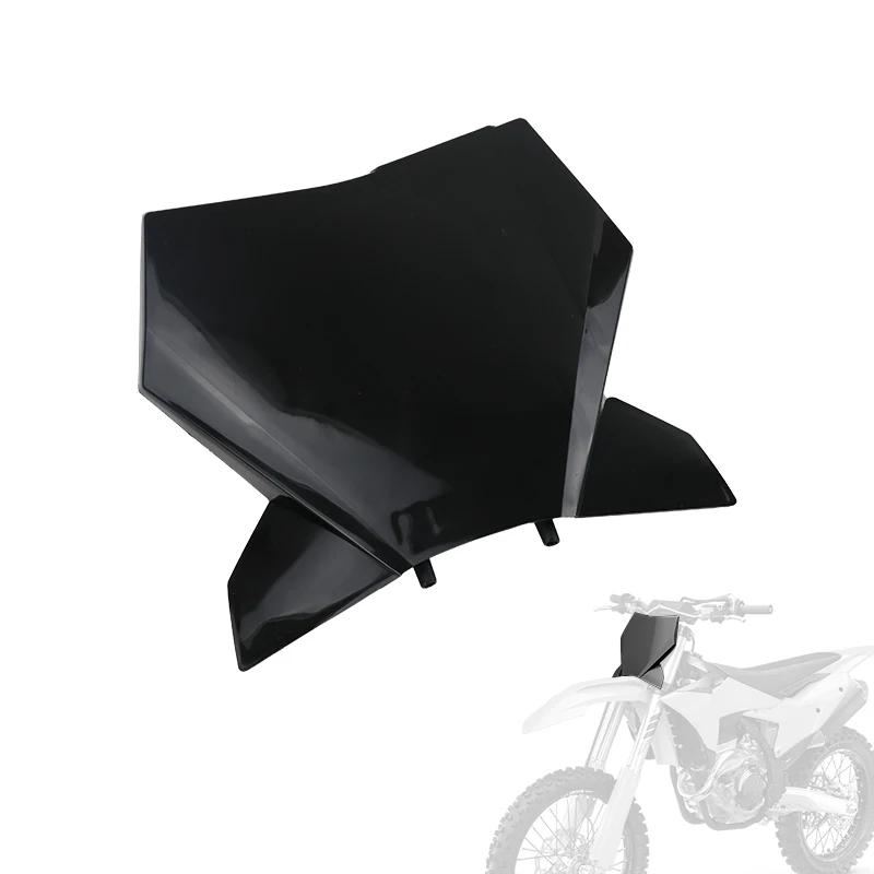 LINGQI RACING Mudguard Cover Holder Panels Front Number Plate Fairing Mask For KT 250 SX XC  Dirt Pit Bike Off Road Enduro
