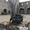 Witch King Helmet, Nazgul Helmet Steel Ringwraith Helmet, Black LOTR Cosplay Helmet Medieval Fantasy Armor