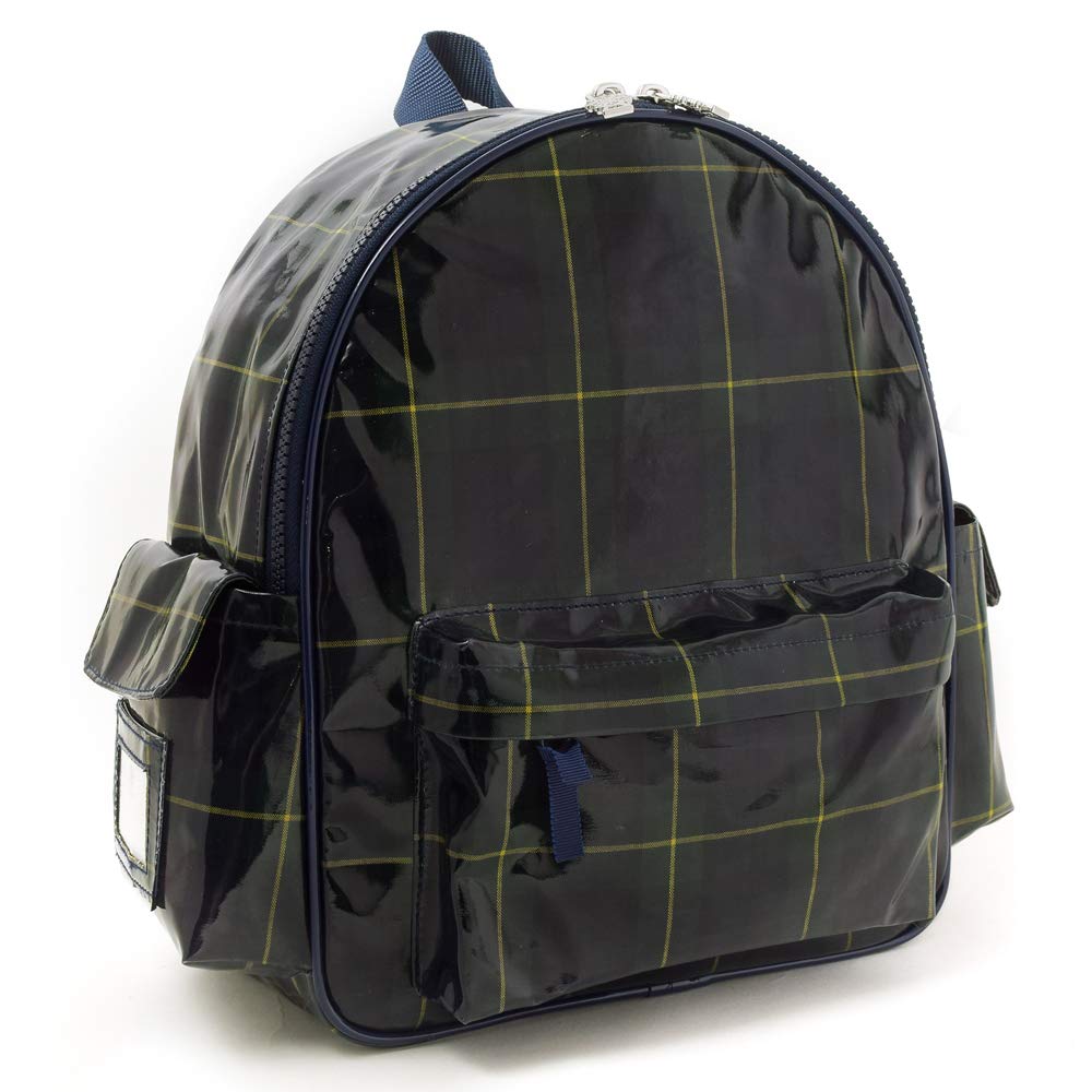 COLORFUL CANDY STYLE Backpack for Boys, Lightweight, Perfect for School, Field Trips, and Kindergarten, Tartan Check, Dark Green, N0638200