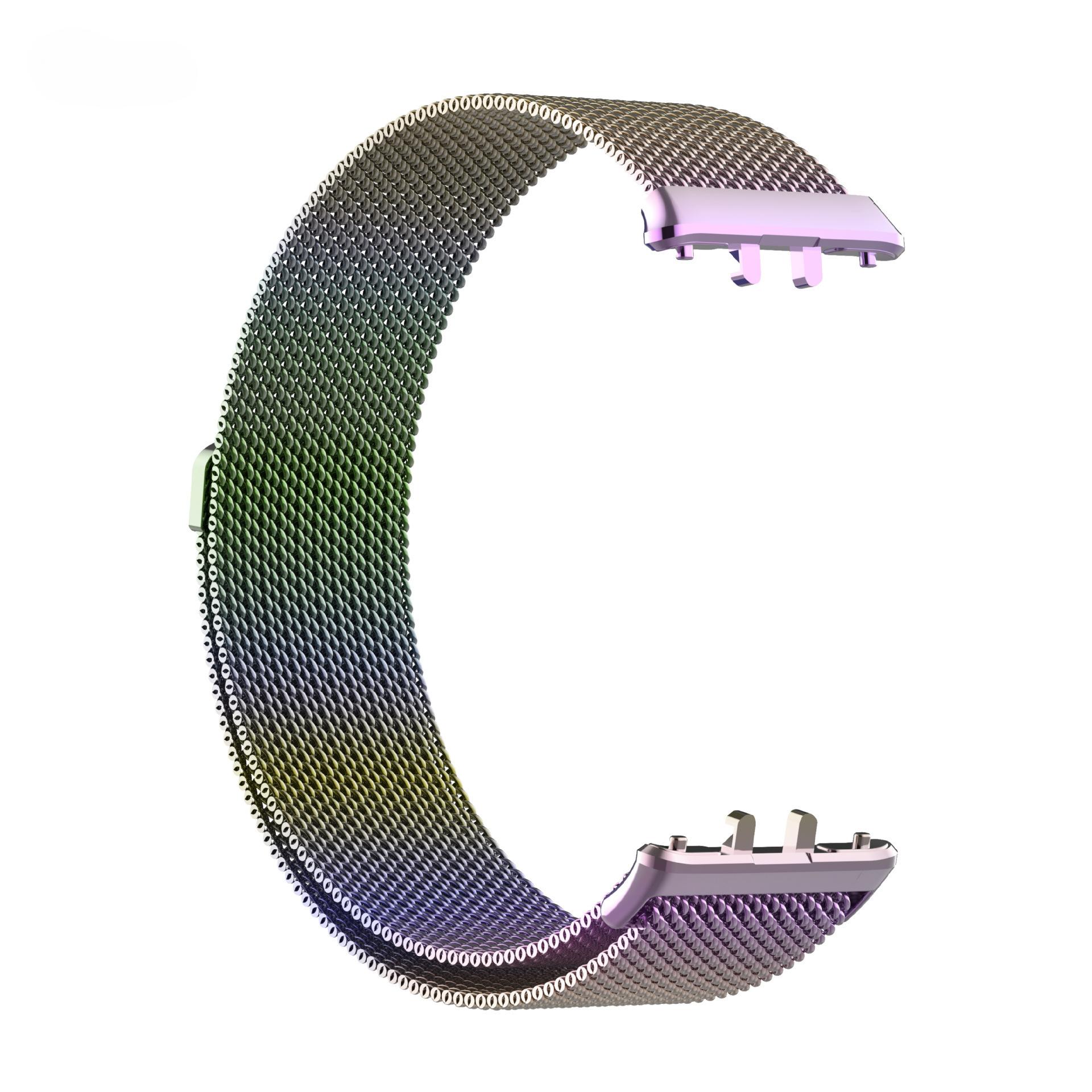 

Магнитный ремешок из нержавеющей стали для Samsung Galaxy Watch Fit 3, браслет-браслет для Galaxy Fit 3, сменные аксессуары For Galaxy Fit 3 разноцветный