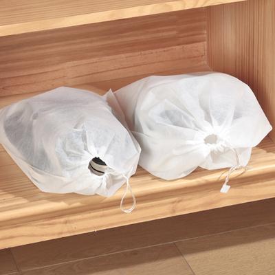 Sacchetto anti-giallo per scarpe asciutte, piccole scarpe bianche, copri pantofole per asciugatura, sacchetto per riporre le scarpe monouso in tessuto non tessuto, borsa per il lavaggio