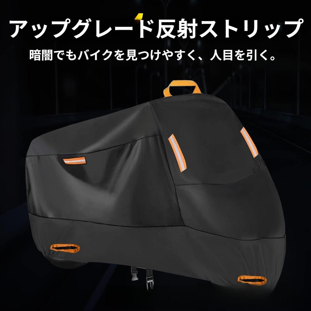 (2024 Newest Model) Motorcycle Cover, Moped Cover, 300D Motorcycle Cover, Scooter Cover, Tear Resistant,