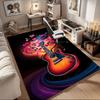 Love Music Guitar Art Print PosterOffice Mat Home Decor Office Desk Chair Carpet for Office Ph138