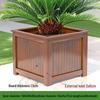 Outdoor Rectangular Wooden Planter Box