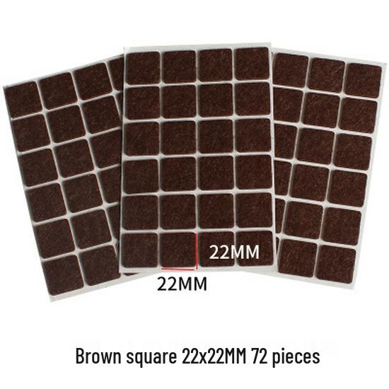 Self-Adhesive Protective Pads for Table and Chair Legs - Anti-Collision, Noise-Reducing, Solid Wood Furniture Cushioning