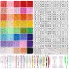 2 Boxes Of 4Mm Glass Seed Beads Diy Rice Beads Bracelet Set
