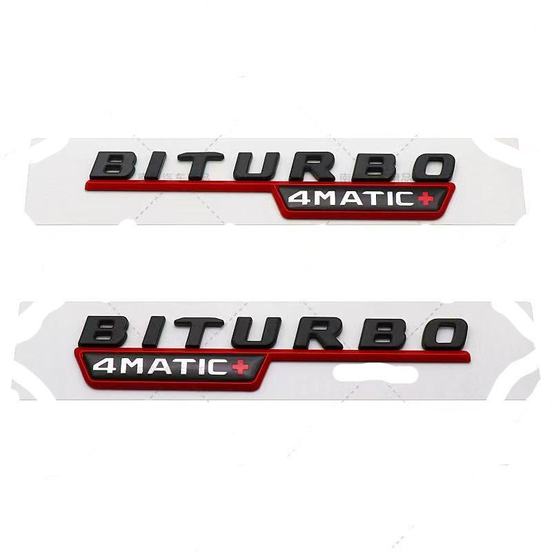 Mercedes AMG 4MATIC+ Biturbo Turbo Fender Emblem