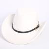 Popular European and American classic suede western cowboy hat men's and women's fashion LO style peach heart cowboy hat