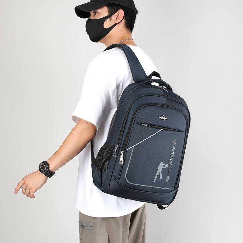 Backpack School bag Large capacity travel backpack Solid color Casual business Backpack Sports