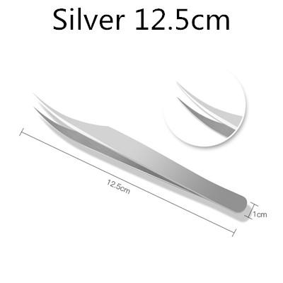 

12.5cm Dolphin Plume Stainless Steel Kitchen & Bar Tweezer Food Tongs Kitchen Cooking Medical Tweezers