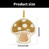 Mushroom Themed Hand Towel Coral Fleece Fabric Soft and Absorbent for Everyday Use